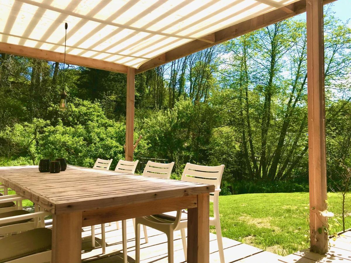 Gezellige Typisch Ardense woning met Jacuzzi en grote tuin in prachtige omgeving Villa Houffalize Buitenkant foto